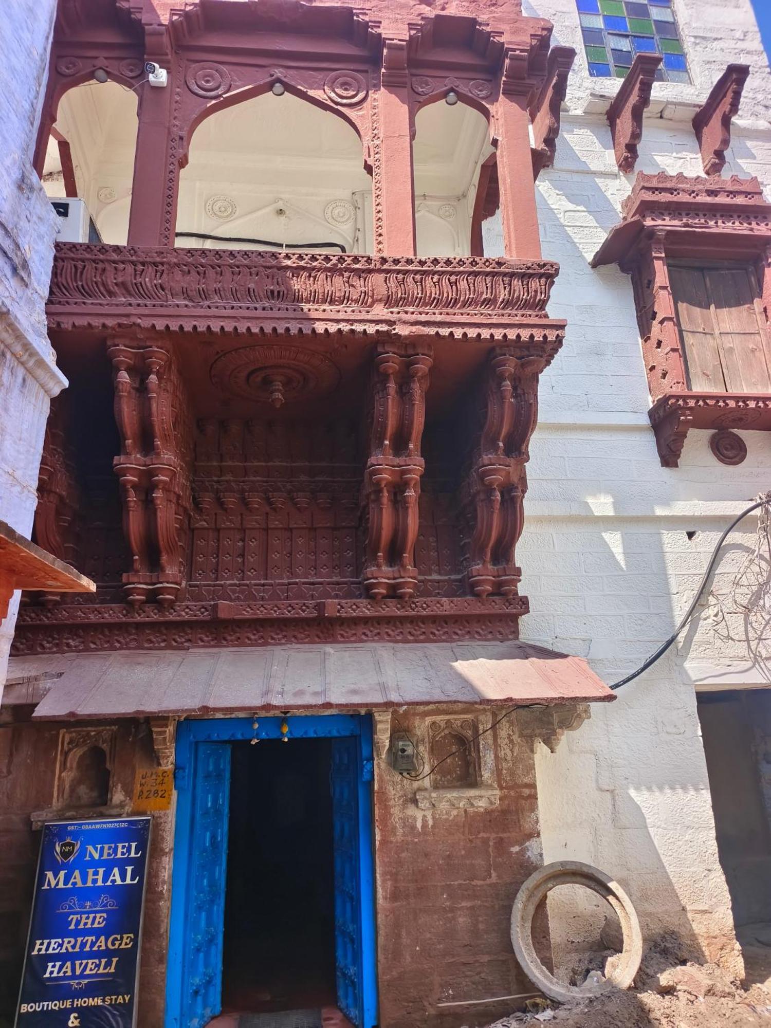 Neel Mahal The Heritage Haveli จ๊อดปูร์ ภายนอก รูปภาพ